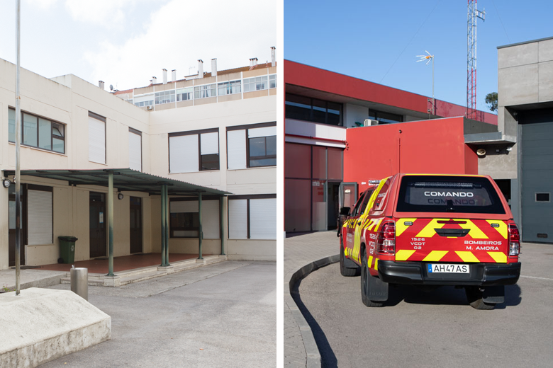 Apoios a escola e bombeiros